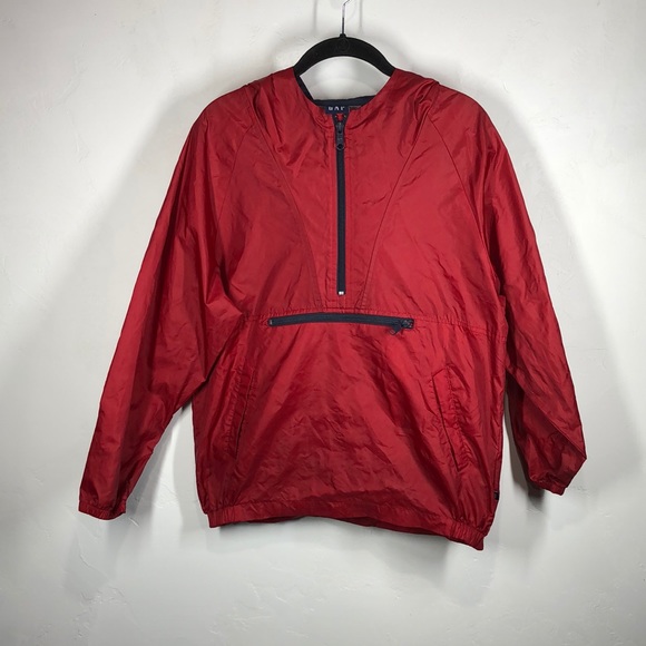 Gap red hooded lightweight jacket size L/XL - Picture 1 of 12
